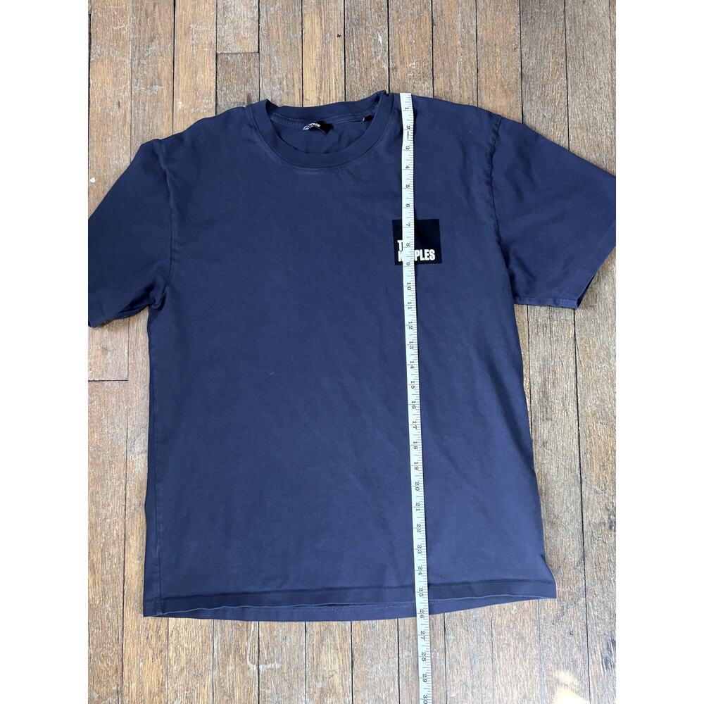 Dark Blue The Kooples Designer T-Shirt | Crew Neck | 100% Cotton‎ - (Size L) - Picture 6 of 8